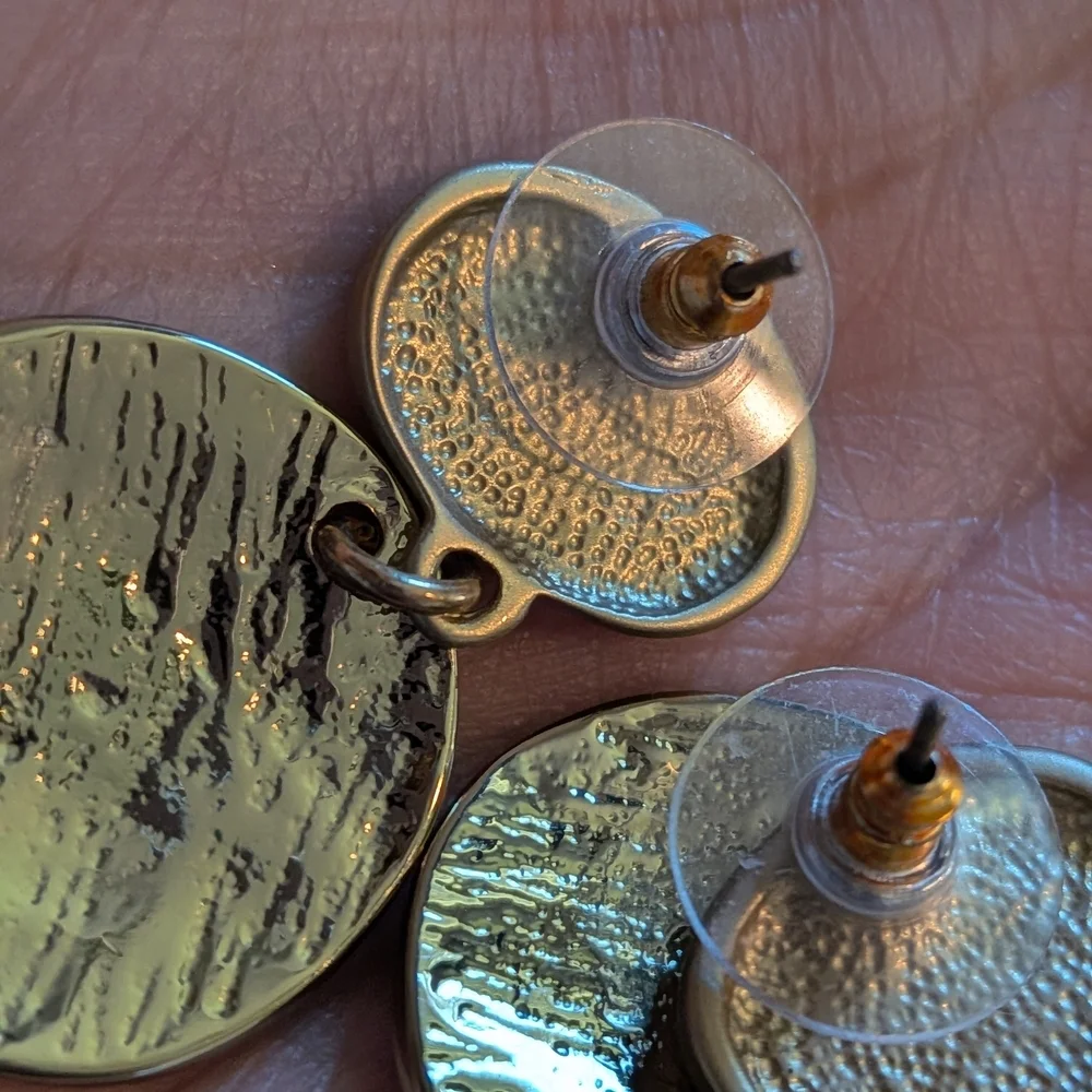Elegant Gold Dangle Earrings